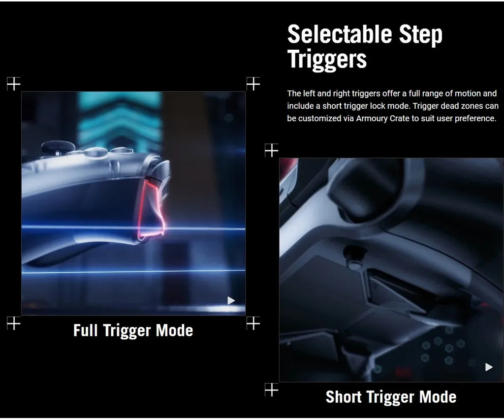 ASUS ROG Raikiri Pro PC Game Controller OLED Display, 4 Rear Buttons ...