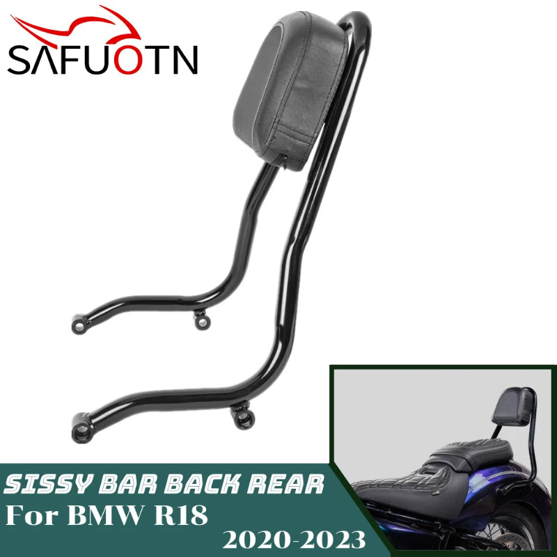 R18 Sissy Bar Back Passenger Back Rear Rack Motorcycle Iuggage Rack ...