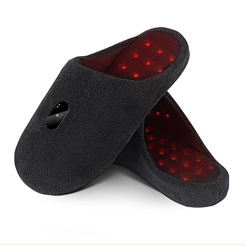 Rechargeable Red Light Slippers Infrared LED Light Red Light Therapy ...