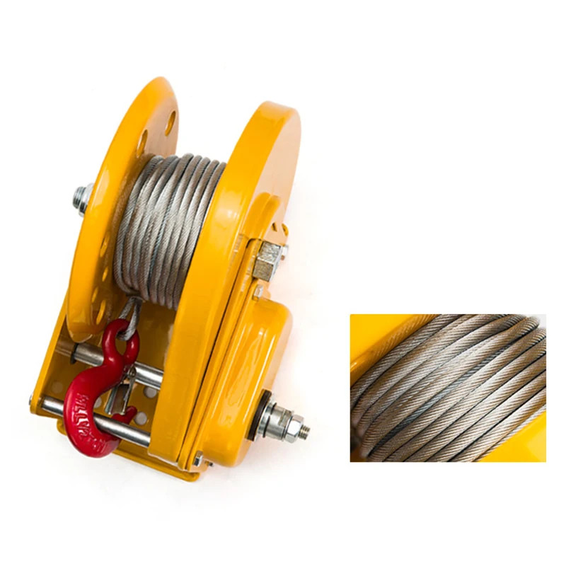 1800LB Two-way Self-locking Small Hand Windlass with Automatic Brake ...