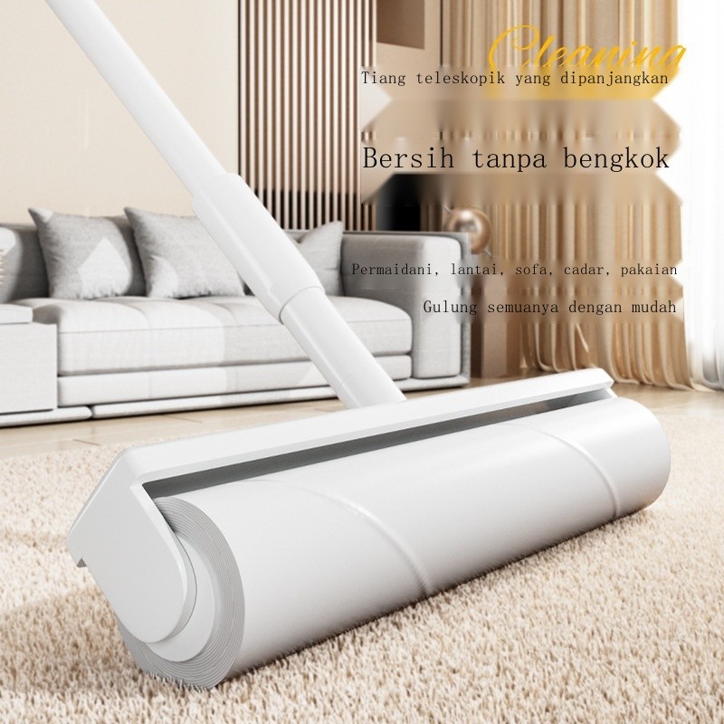 Long Handle Tearable Roller Household Hair Sticker Replacement Paper ...