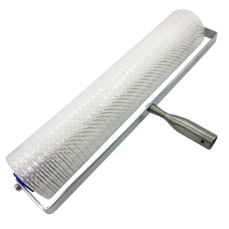 Self Leveling Concrete Tools, Spiked Roller For Self Leveling Epoxy Floor Tool Kit - Cement Leveling Tools With Roller Brush, Spike Shoes, Stainless Steel Scraper Self-Leveling Rake