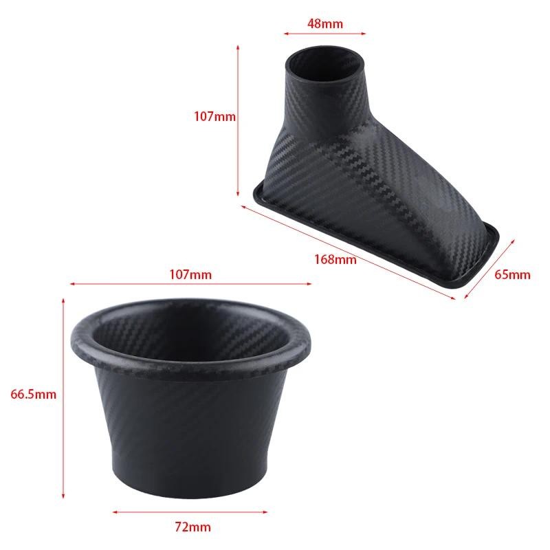 Air Intake Vent Car Front Bumper Grille Inlet Pipe Kit Injection System ...