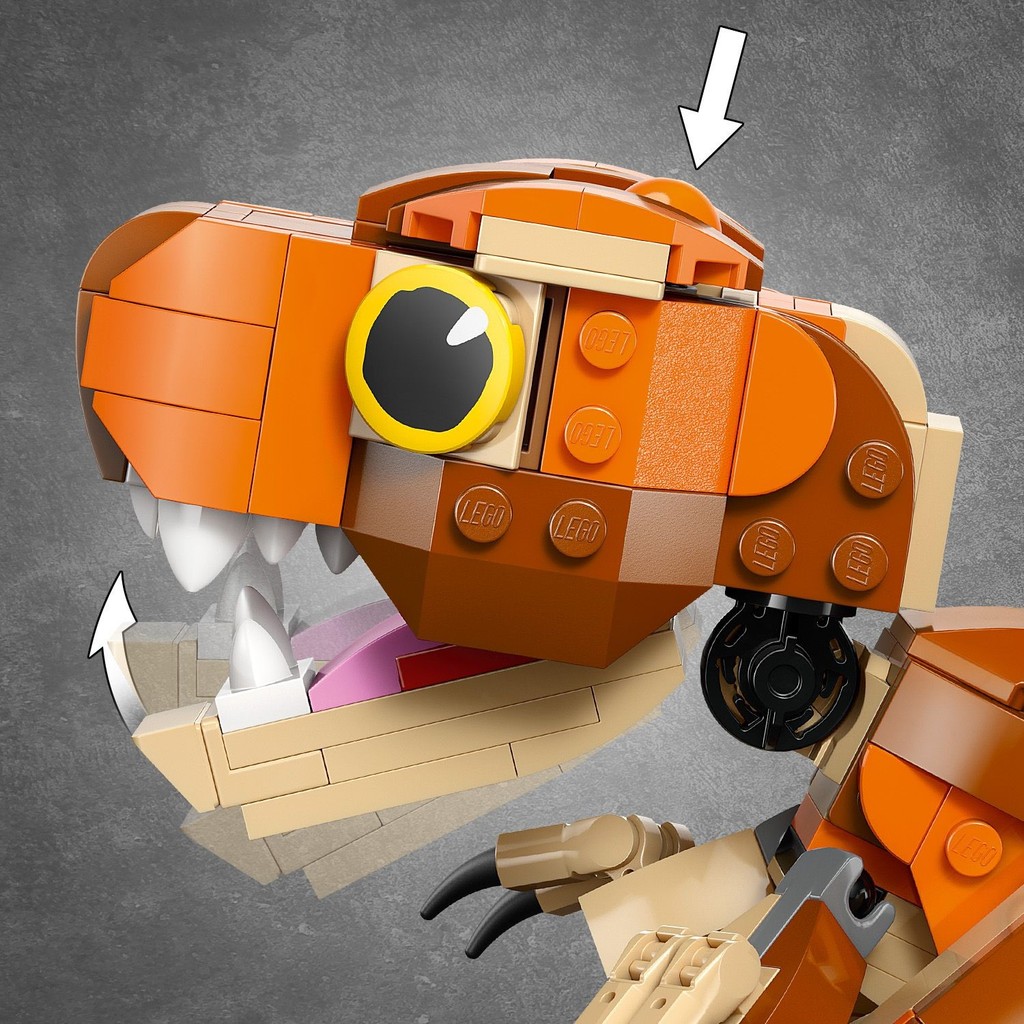 LEGO 76967 Jurassic World Little Eatie: T. rex Building Toy Set (317 ...