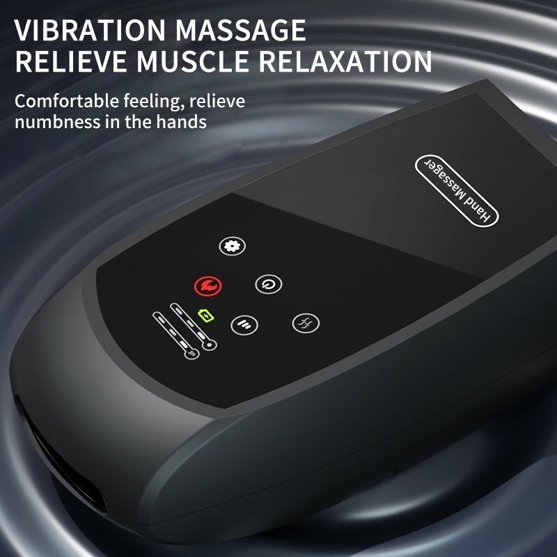 Electric Hand Massager Air Compression Heating Acupoint Kneading ...