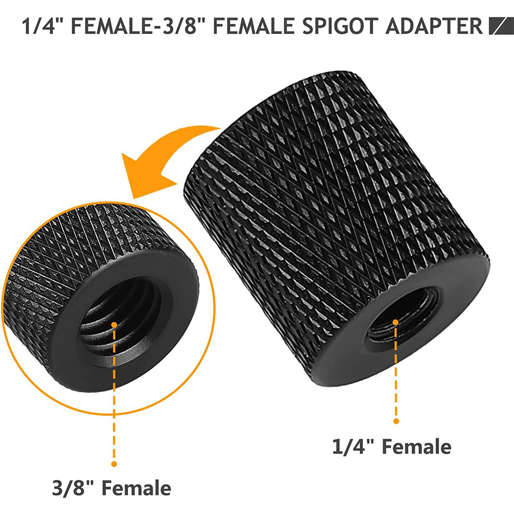 Tripod Adapter Threaded Tripod Screw Adapter Double Head Stud Standard ...