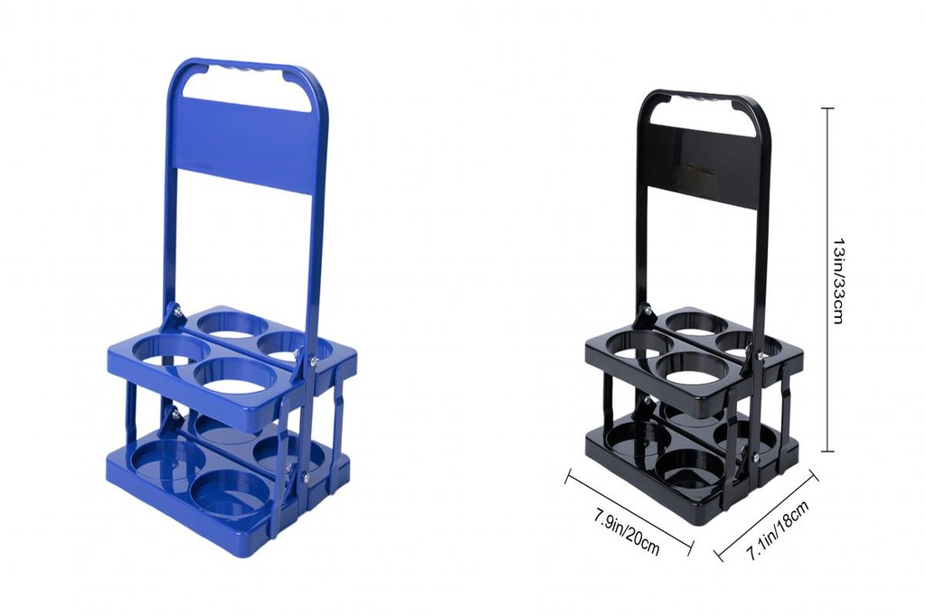Folding Wine Rack Stackable Cup Rack Foldable Drink Carrier with Handle ...