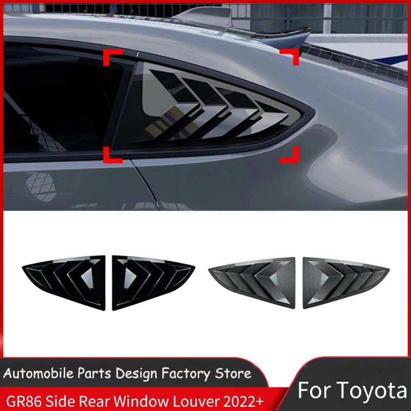 For Toyota GR86 2022+ Car Side Rear Window Louver Paste Type Is ...