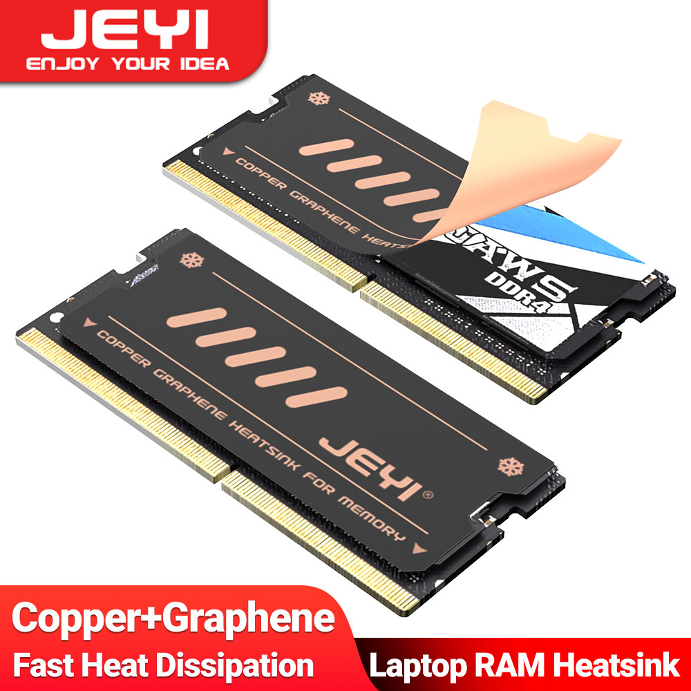 JEYI Graphene Laptop RAM Heatsink, Dual-Layer Graphene and Copper Foil ...