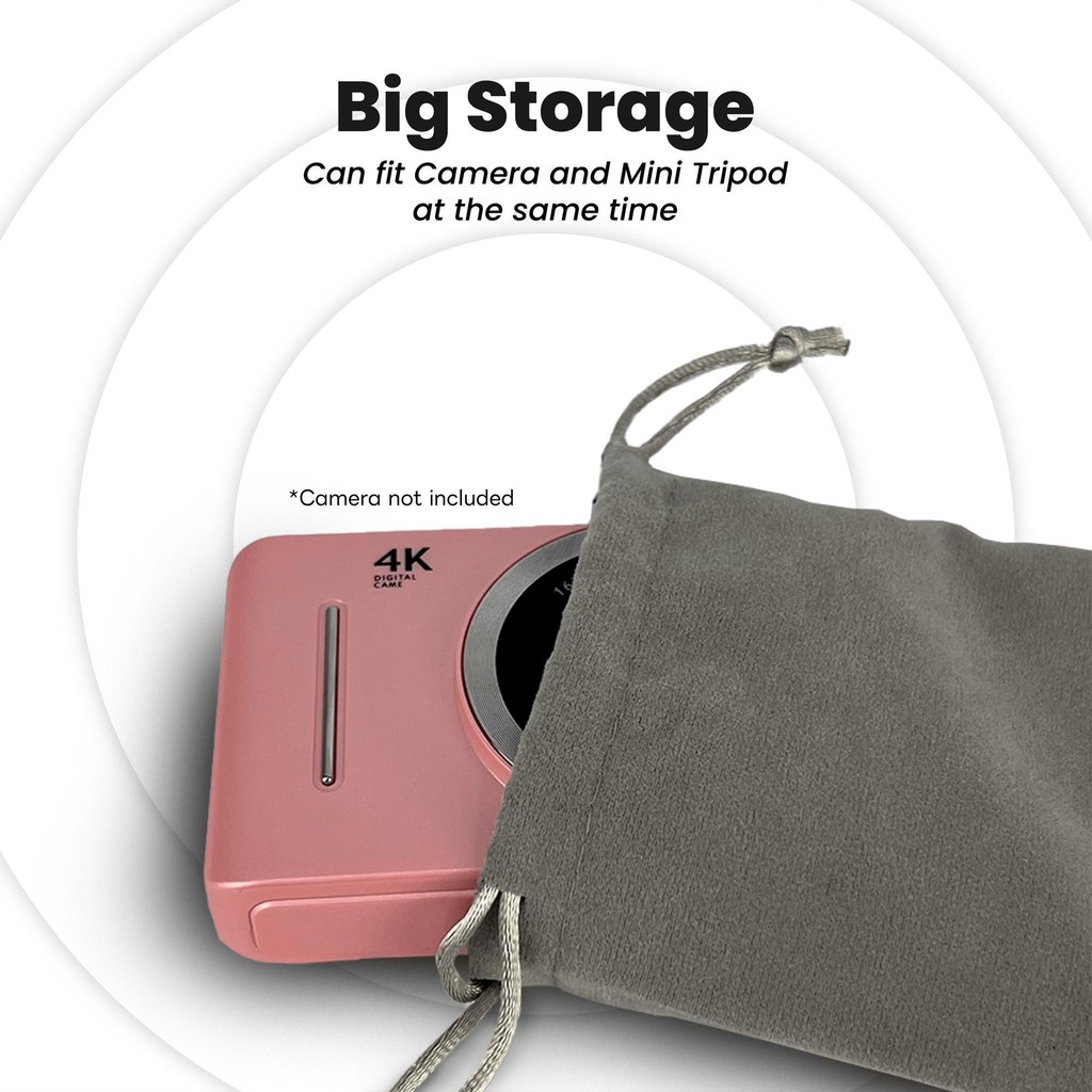 RODVUE Camera Accessories Pouch Bag – Soft & Secure Storage Bag ...