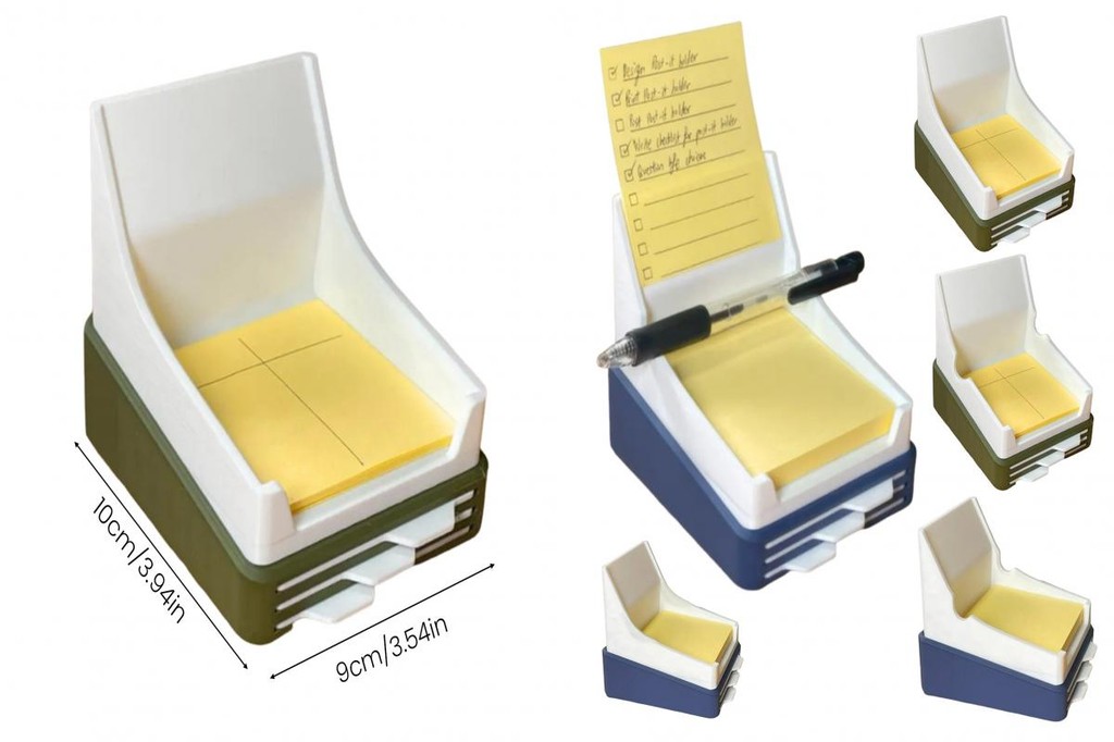 [Ge] Desktop Note Organizer Multi-functional Note Folder Sticky Note ...