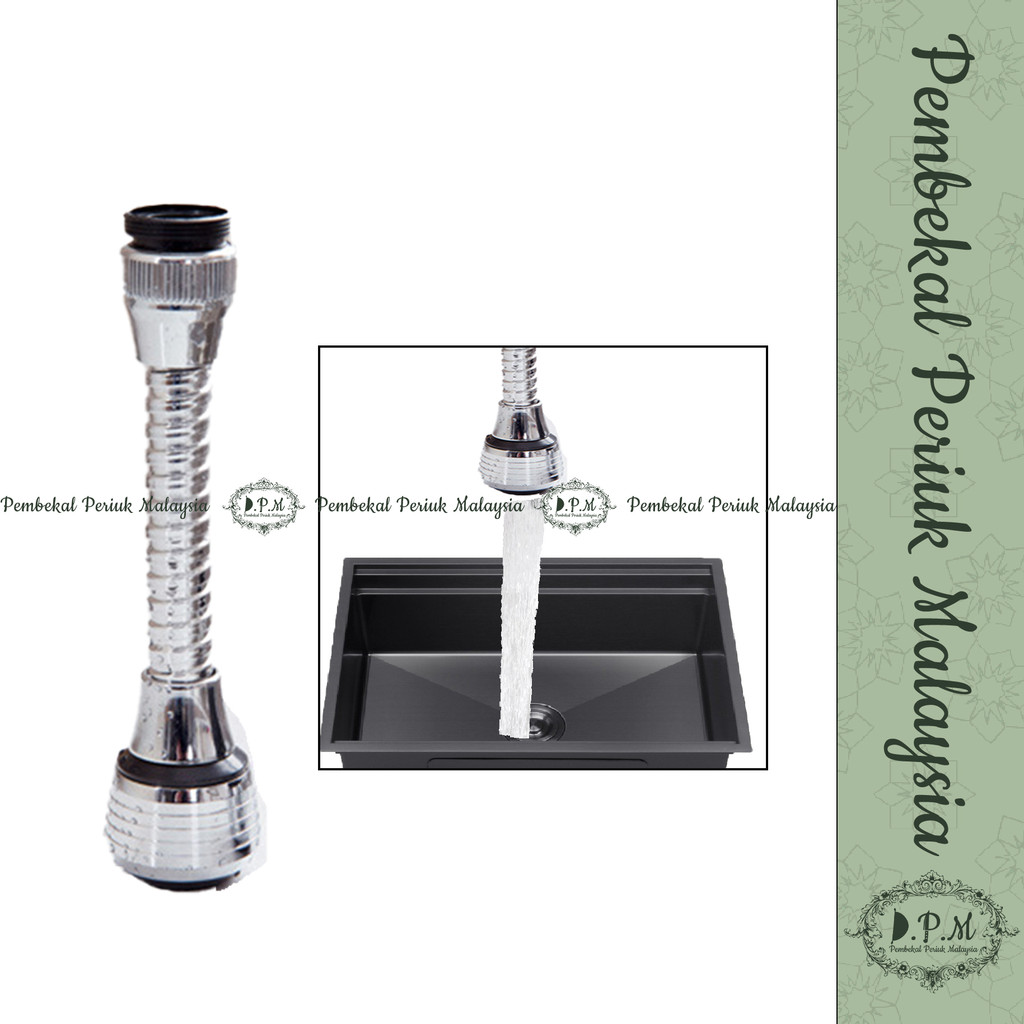 360 Degree Multi-directional Faucet / 360 Penyembur Keran (READY STOCK ...