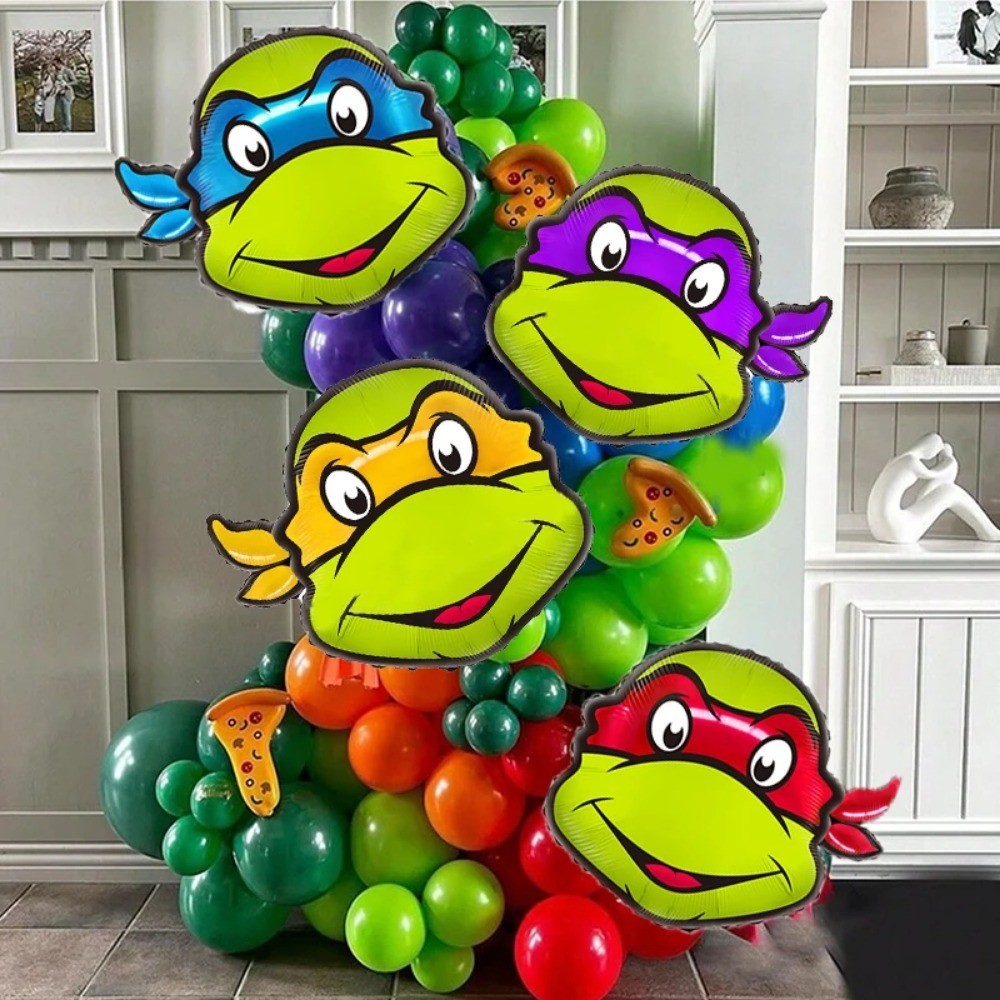 Teenage Mutant Ninja Turtles Blue Turtle Head Foil Balloon for Boy ...