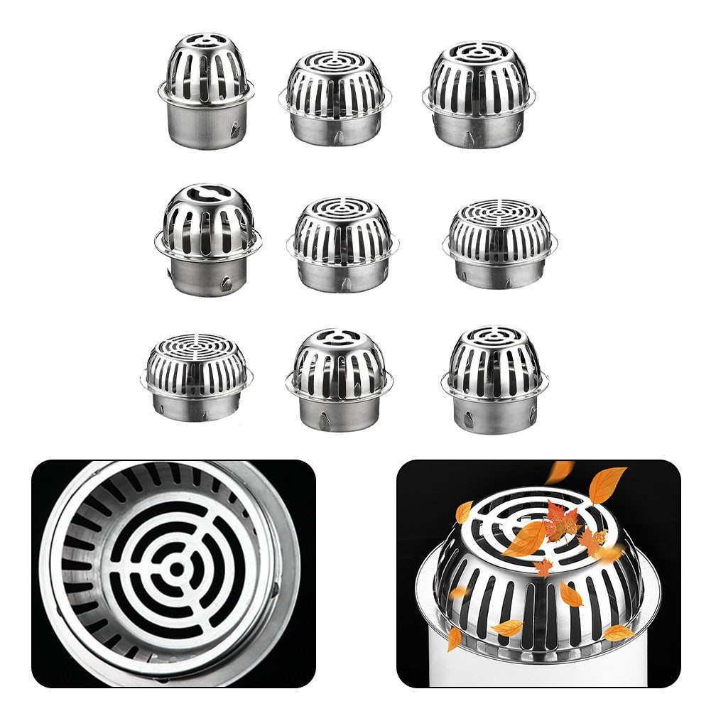 Stainless Steel Anti-Clog Roof Floor Drain Gutter Sewer Drain Filter ...