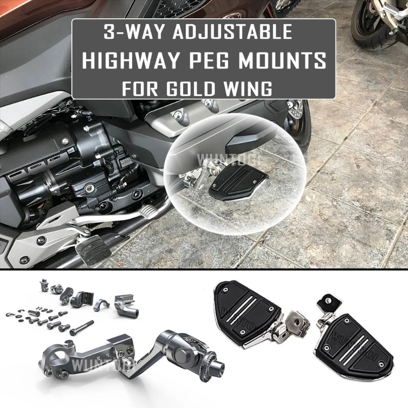 Gold Wing Accessories Highway Peg Fits For Honda Goldwing Tour DCT ...