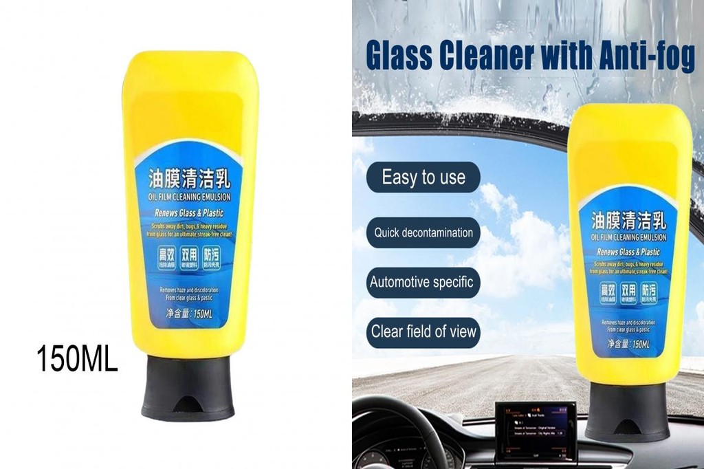 Long-lasting Glass Cleaner Car Glass Cleaner Quick Easy Car Window ...