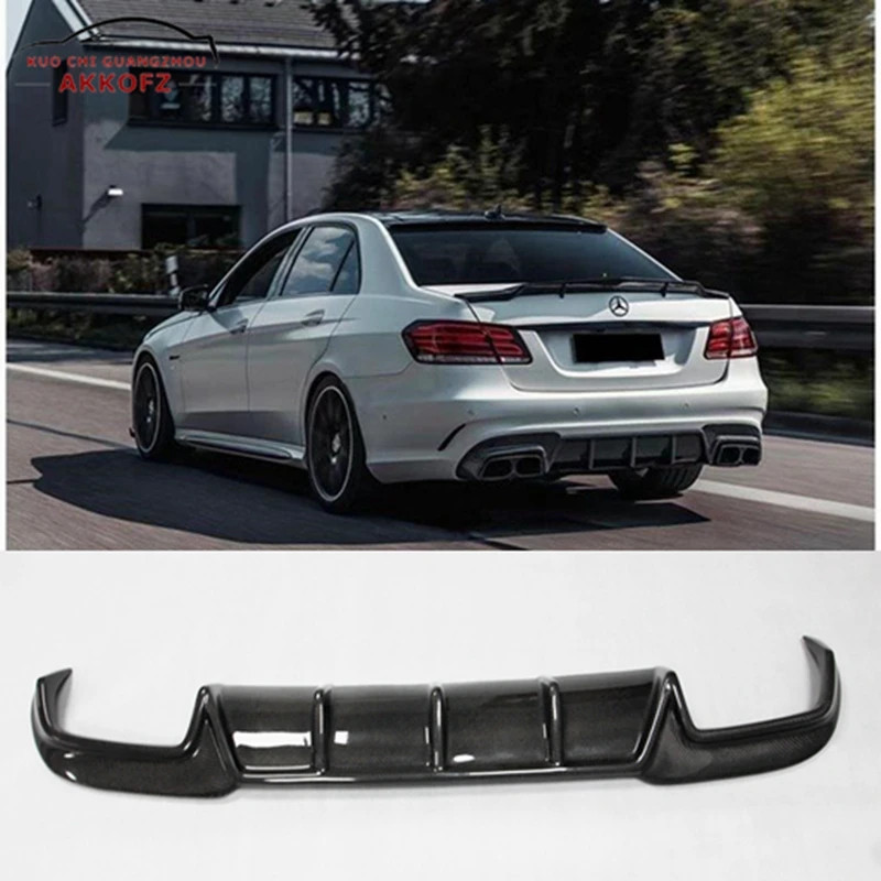 Carbon Fiber Rear Bumper Diffuser Lip for Mercedes-Benz E Class W212 ...
