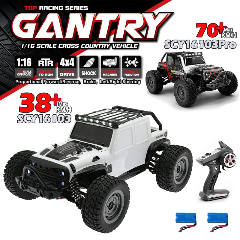 Auto Drift Q130 1:14 70KM/H 4WD RC Con Luci E Motore Brushless