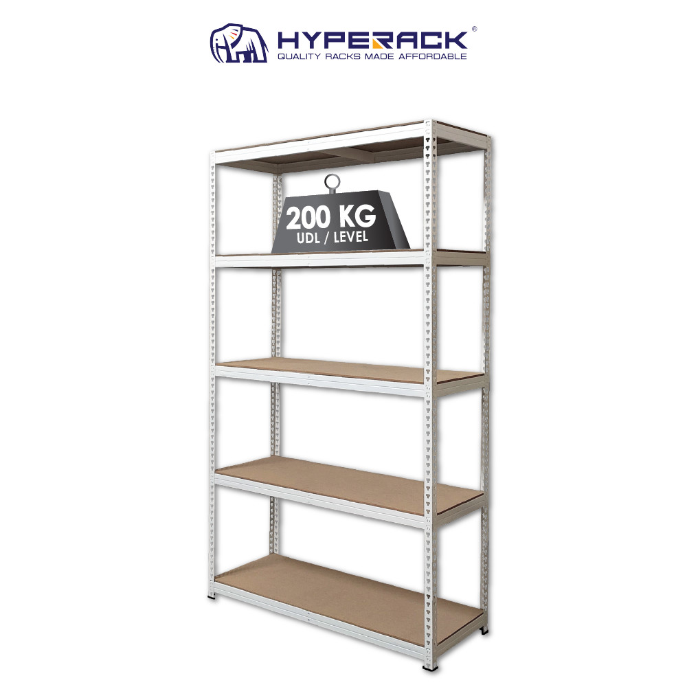 HYPERACK ™️ [Free Shipping] Livin Rack White Boltless Rack 5 Levels ...
