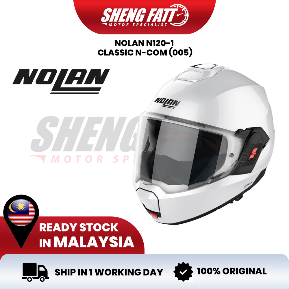 Nolan N120-1 CLASSIC N-COM Helm – XL, Flip-Back System, N-Com Ready, Mit Nachhaltigen Materialien