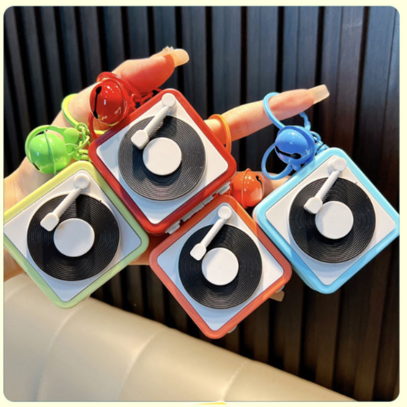 Mini Retro Tape Recorder Keychain Recording and Playing Bag Pendant ...