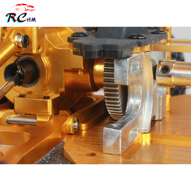 INJORA 550 Moteur Brossé 3 Slots 16T - Haute Puissance Pour RC Crawler 1/10 Axial SCX10 TRX4 TRX6 Moteur Injora 550