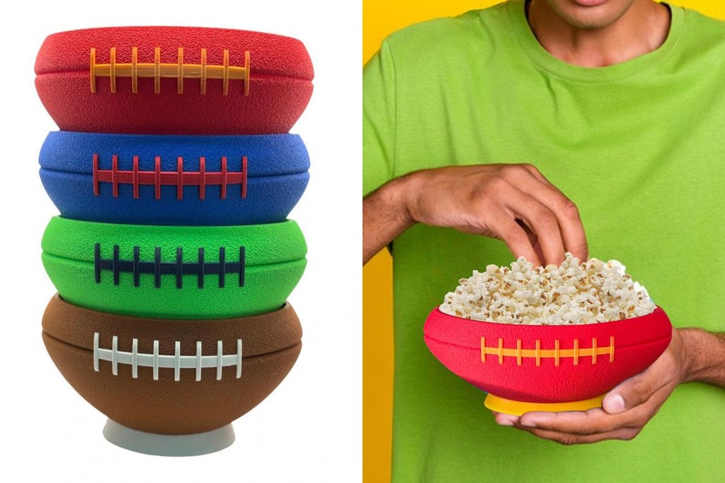 Rugby Ball Snack Bowl Snack Server Rugby Ball Design Snack Bowl ...