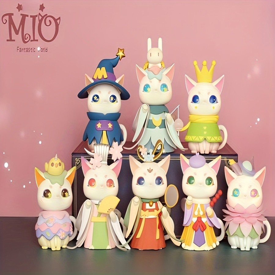MIO Fantastic World" Mystery Box - Adorable Cartoon Cat Collectible, 8 ...