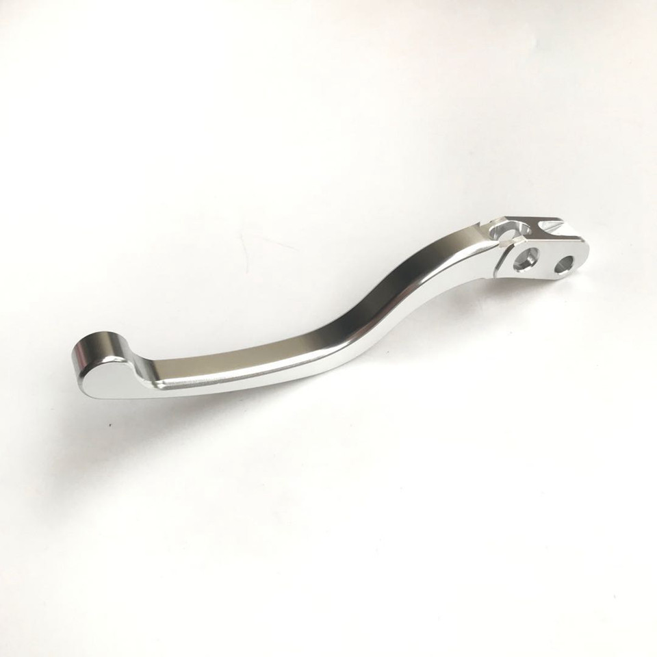 Levier Frein Moto pour Adelin PX1 pour Frando 7nb L Ou R Universel CNC Moto Levier d'embrayage Frein Radial Pompe Hydraulique Maître-Cylindre Levier Poignée Levier d'embrayage(Couleur:2 Piece Silver