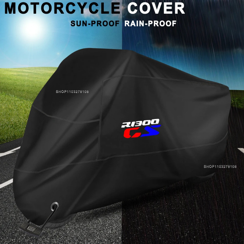 Motorcycle Cover waterproof Heavy Duty for Winter Outside Storage XXL