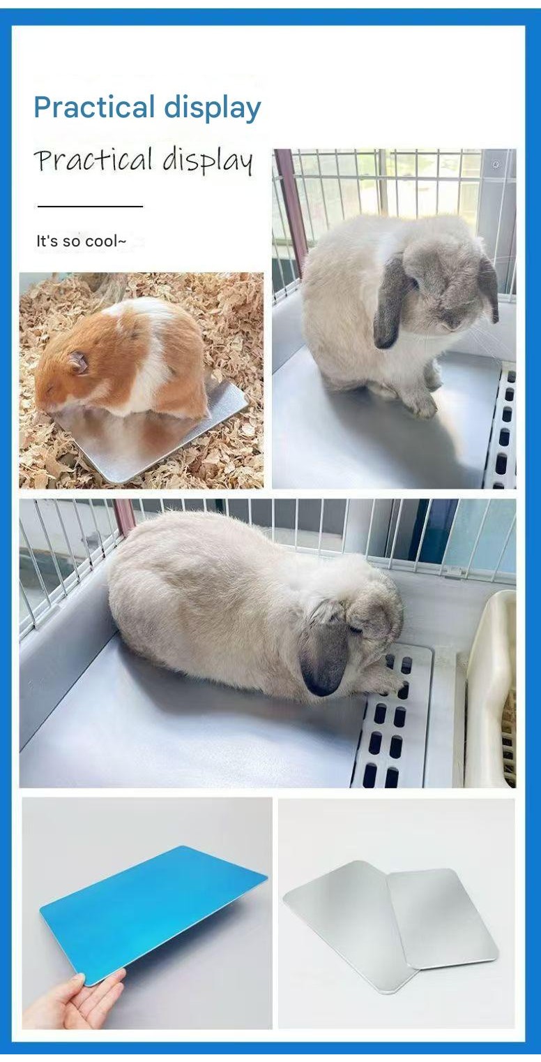 Rabbit Aluminium Cooling Plate Pet instant cooling pad Cooling Bed ...