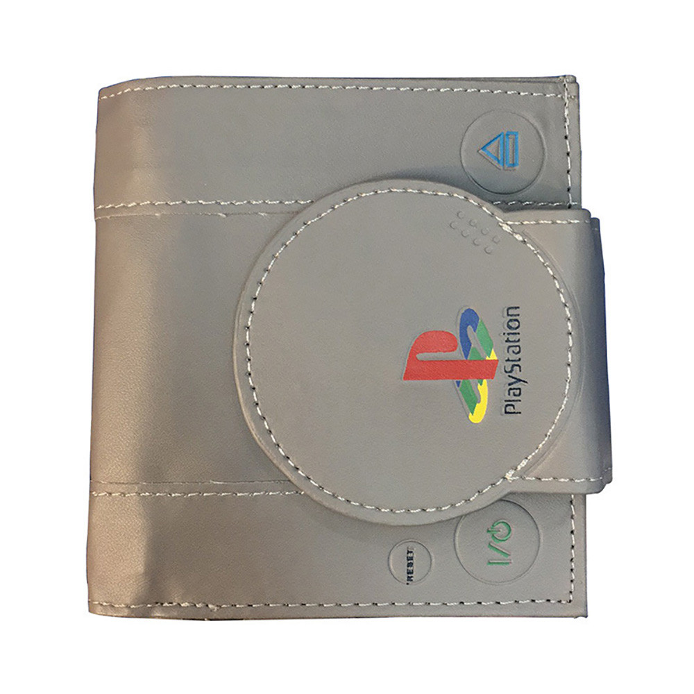 SONY Playstation popular anime Wallet Men's coin Wallet Console Shape ...
