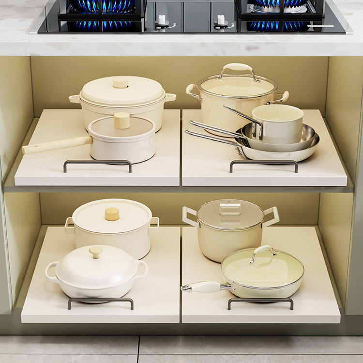 【Ready Stock】Simple Kitchen Pull-out Storage Rack Kitchen Dormitory ...