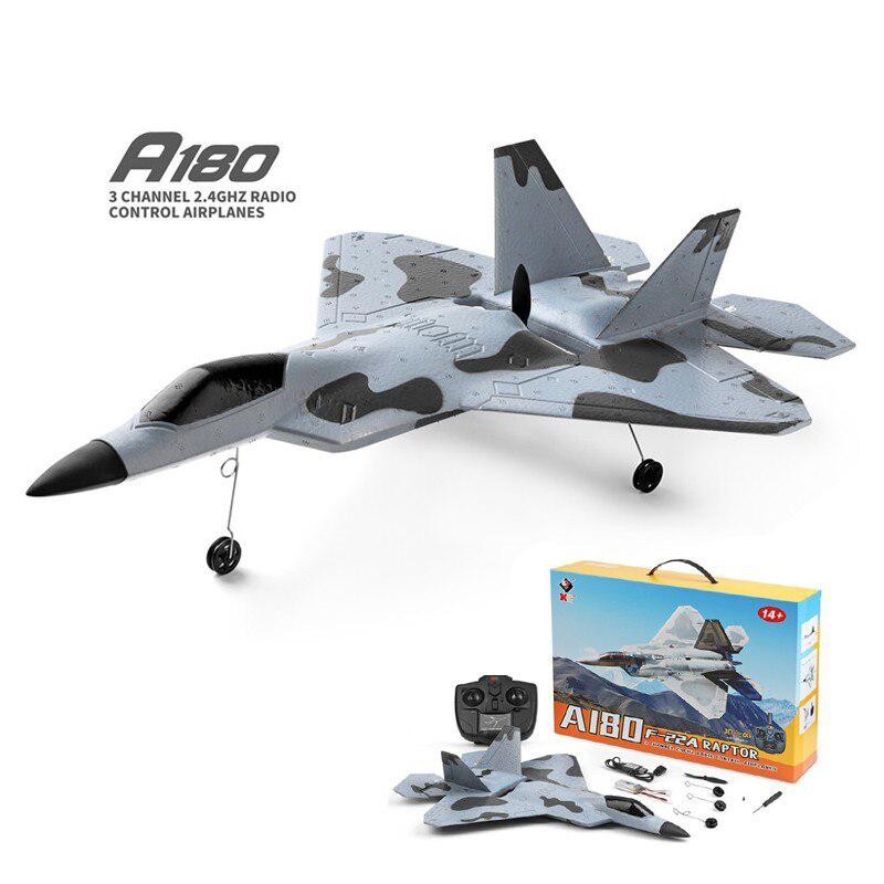 in stock Xk A180 F22 3 Channel RC Airplane RTF Aircraft Model Camera 3D ...
