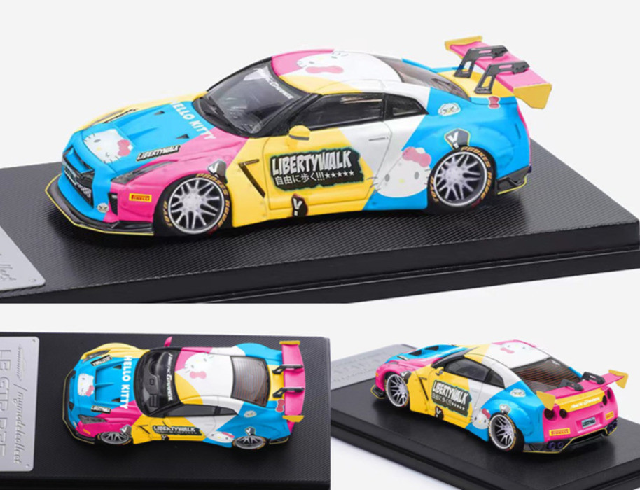 Mô hình xe Nissan LB GTR 35GT tỉ lệ 1:64 Mymodelcollect MC640005O - Cửa