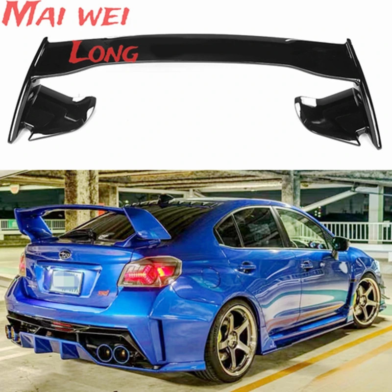 For 2007-2016 Subaru Impreza WRX STI Style Rear Trunk Spoiler ABS ...