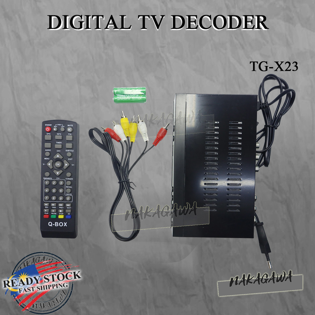 DIGITAL TV DECODER MYTV DECODER MYFREEVIEW DEKODER DVB T2 DECODER TV ...