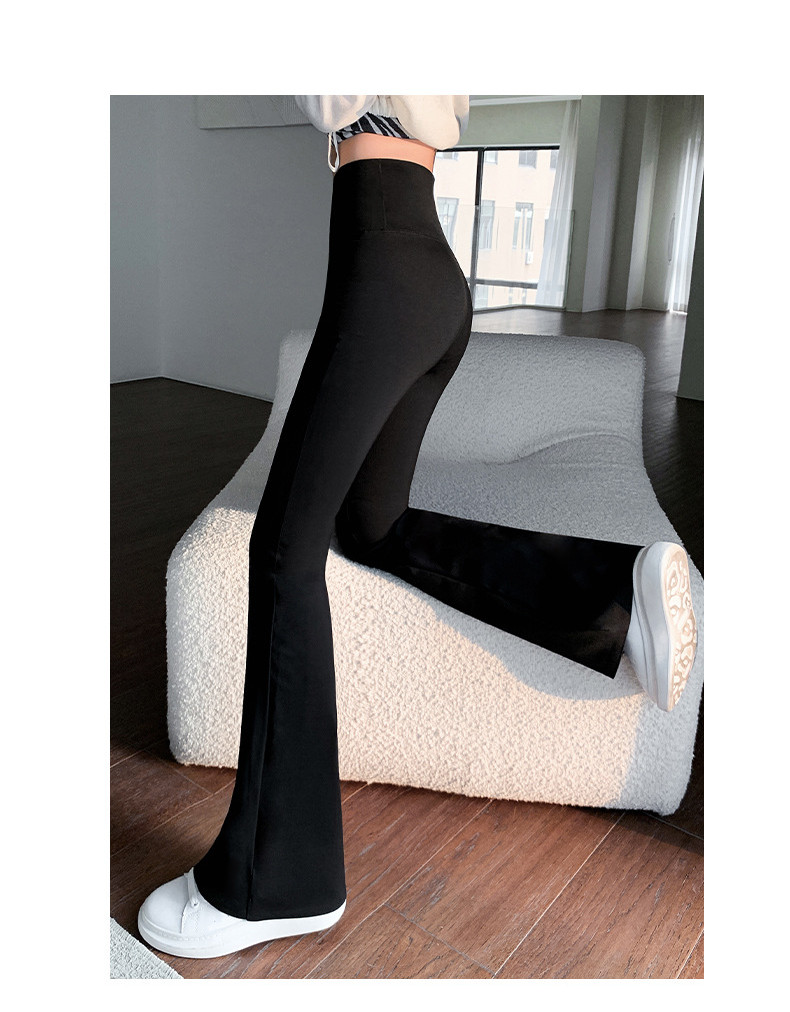 High Waist Autumn Winter Wide Leg Shark Pants Korean Slim Casual Long ...