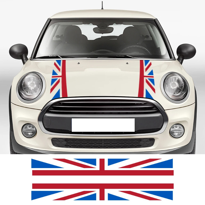 Adesivo Vinile Union Jack Per Mini Cooper F54 F55 F56 F60 R53 R56 - Personalizzabile