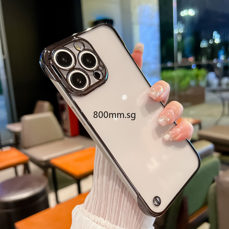 iPhone 16 Phone Case Multiple Colors Electroplate Borderless Phone Case ...