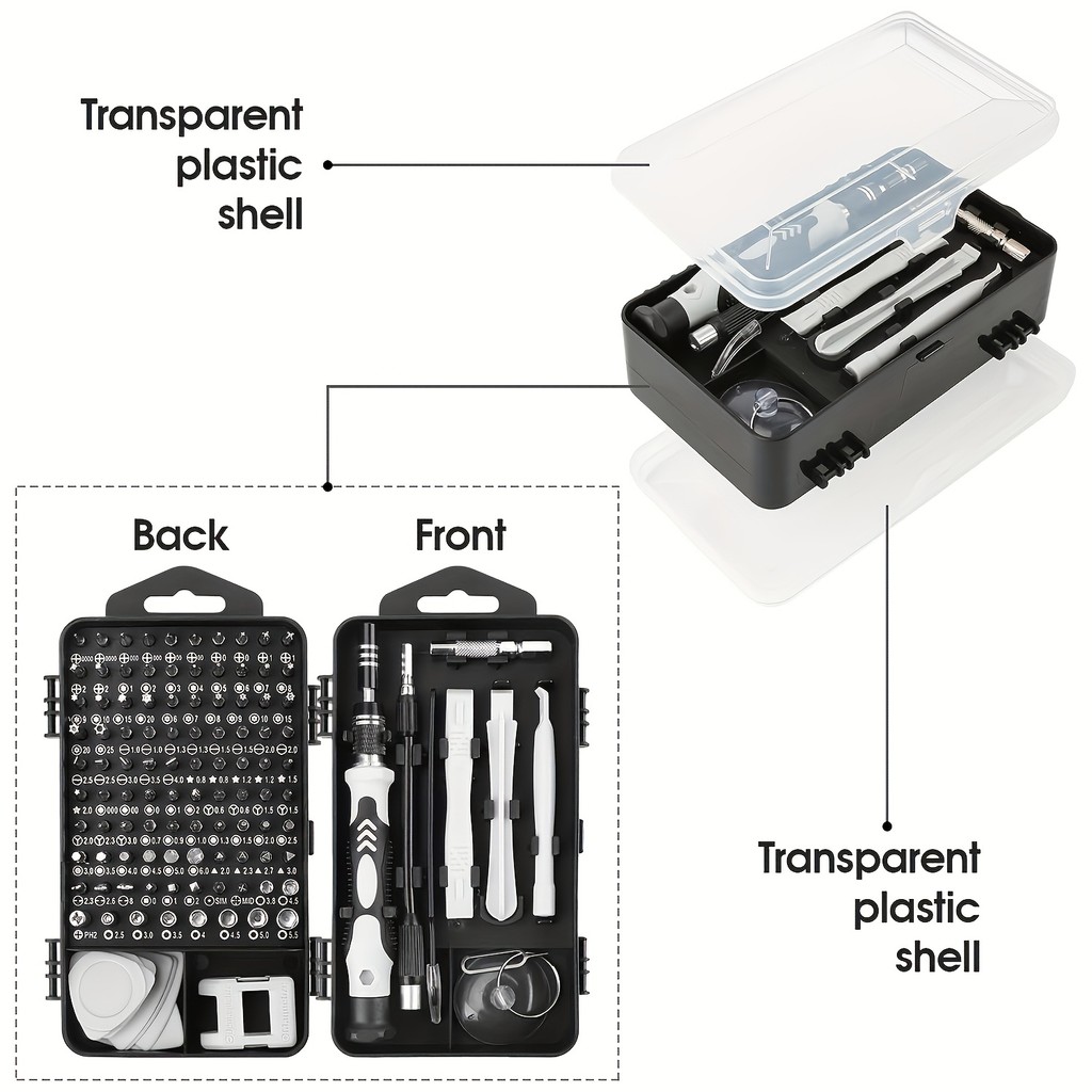 [Magnetic Screwdriver Set] 115-in-1 Strong Magnetic Screwdriver Set ...