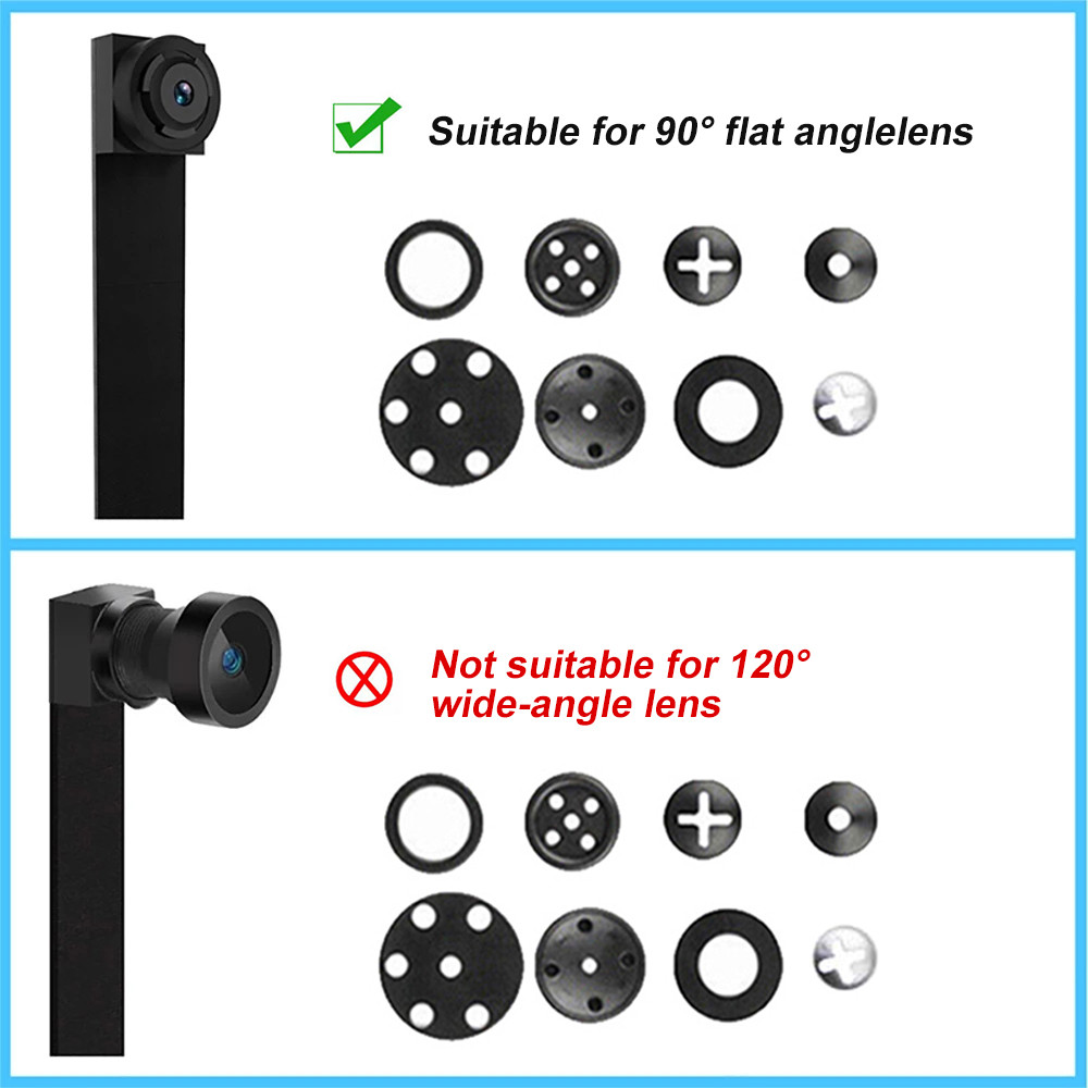 DIY Camera Pinhole Screw Button Cover Accessories Inner Diameter 8x8mm ...