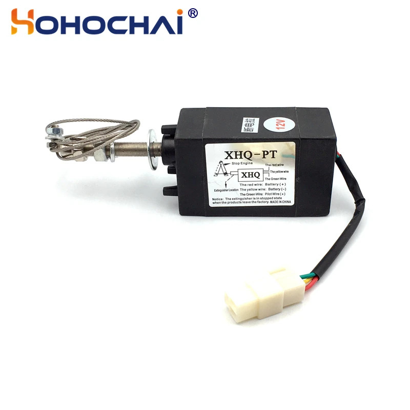 Diesel Engine Generator Flameout Stop Valve XHQ-PT Normally Closed Type ...