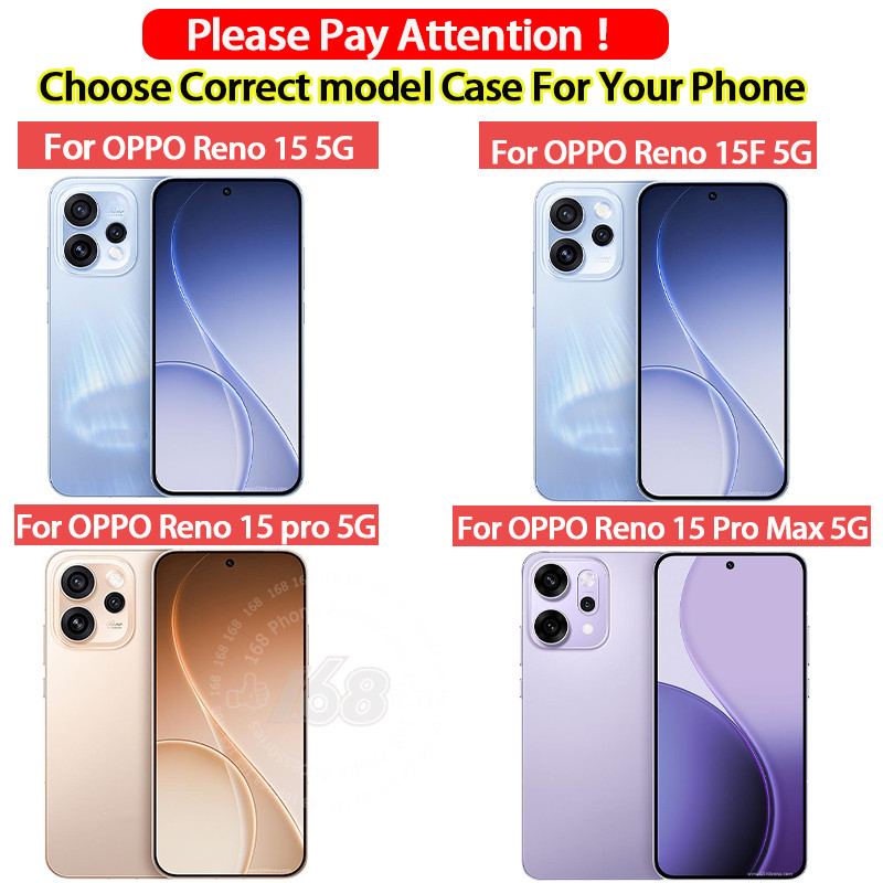 OPPO Reno 16 16F 15 15F 14 14F 13 13F 5G Casing OPPO Reno 16 15 14 Pro ...