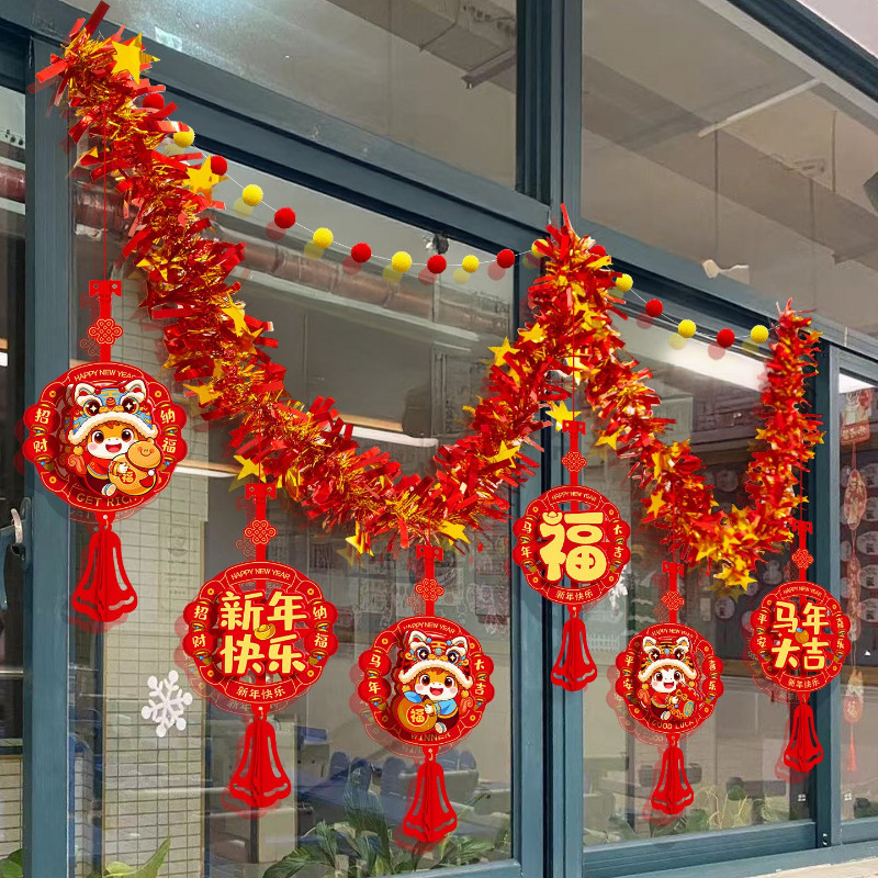 2026 Horse Year Hangings Pendants CNY Hanging Ornament Spring Festival ...