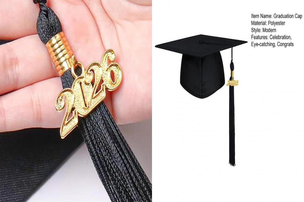 CHEER Durable Graduation Cap Premium Graduation Cap Unisex Matte ...