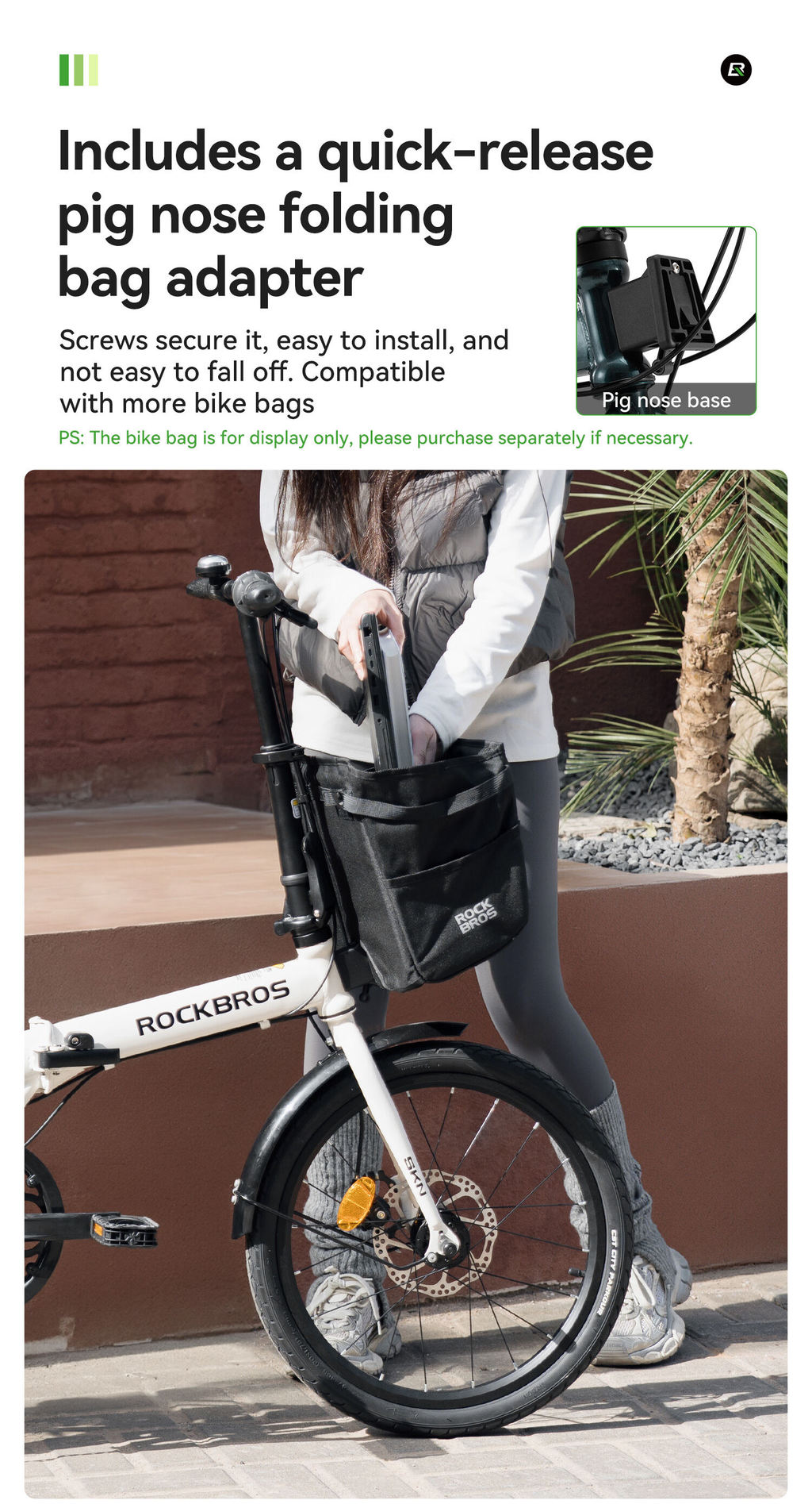 【MY Delivery】ROCKBROS 20-inch Foldable Bike Shimano 7-Speed Disc Brake ...