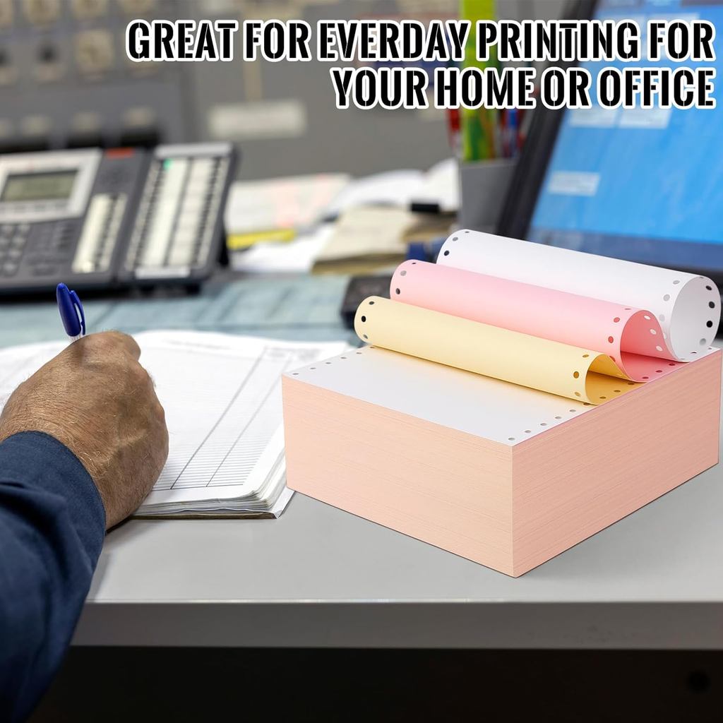 GOOD QUALITY 3ply 2up Color WPY NCR Computer Form ( White / Pink ...