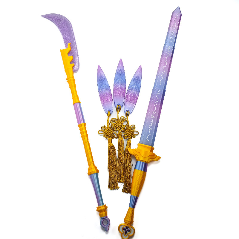 Kpop Weapon Props Cosplay 3D Print Rumi Long Sword Demon Hunter Costume ...