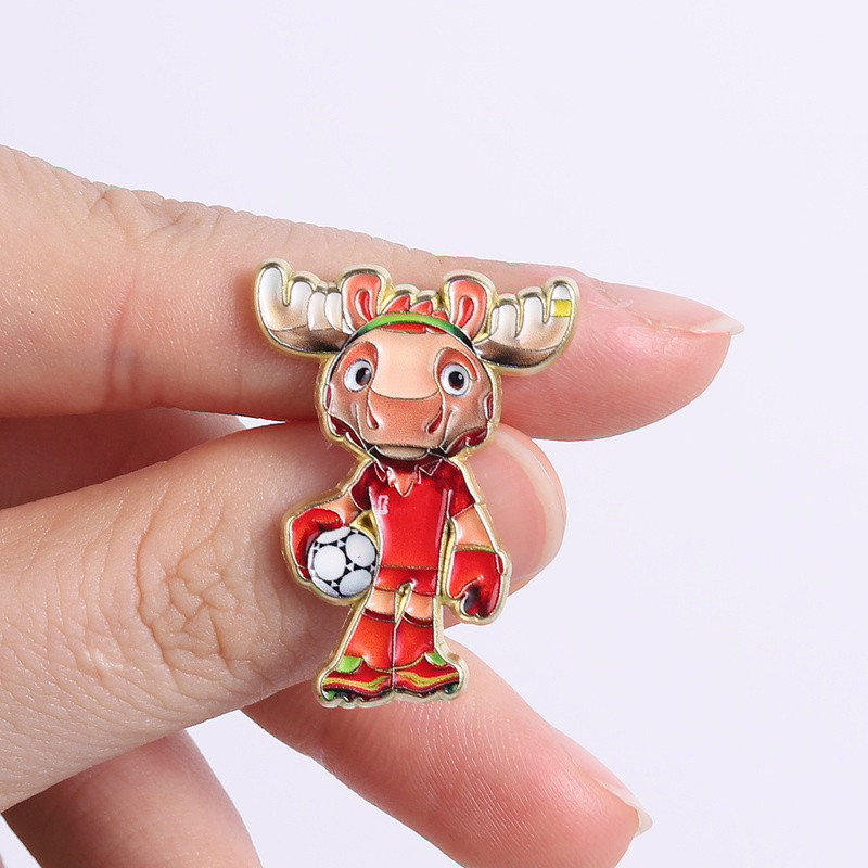 2026 FIFA World Cup Mascot Enamel Pin Badge Soccer World Cup ...